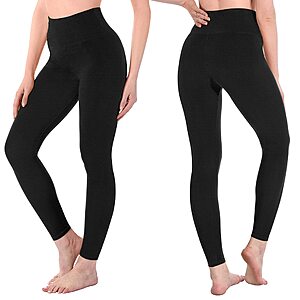 SINOPHANT High Waisted Leggings for Women - Full Length Capri Buttery Soft Yoga Pants for Workout Athletic(Full Black,L-XL) $3.99