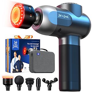 BOB AND BRAD C2 Ultra Massage Gun with Heat, Red LED & Infrared, FSA Eligible Deep Tissue Percussion Massager for Pain Relief $89.99