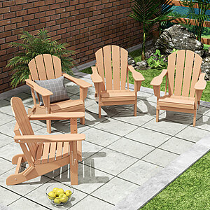 Elland HDPE Folding Adirondack Chair $519.96