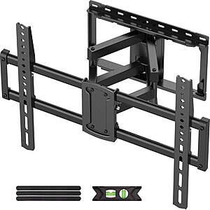 USX MOUNT Full Motion TV Wall Mount for 47-92 inch TVs Swivels Tilts Extension Rotation Holds up to 132lbs Max VESA 600x400mm, Fit 16" Wood Stud $29.94