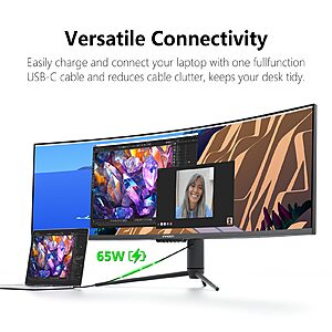 INNOCN 49" 240Hz Curved Monitor Ultrawide Gaming QHD 5120 x 1440P Computer Monitor 49C1S