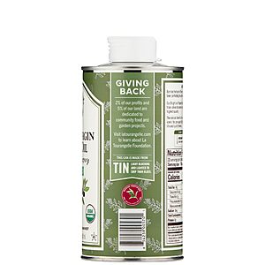 [S&S] La Tourangelle, Organic Extra Virgin Olive Oil, Cold-Pressed EVOO from Spain, 16.9 Fl Oz $11.39