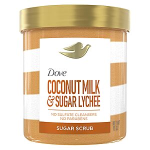 Dove Sugar Body Scrub Coconut Milk & Sugar Lychee