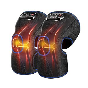 CINCOM Knee Massager with Heat, Air Compression Knee Massager for Relief of Minor Muscle Aches and Pains, 3 Modes & 3 Intensities (A Pair) $45