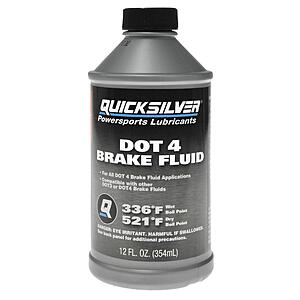 12-Oz Quicksilver DOT 4 Brake Fluid
