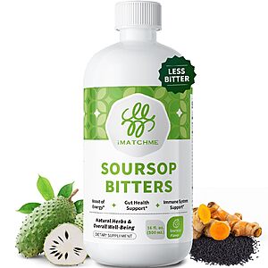 Soursop Bitters Liquid for Digestive Health  16 fl oz $11.92