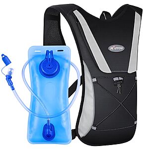 KUYOU Hydration Water Backpack, Insulated Running Vest Hydration Backpack with 2L Water Bladder $10.8