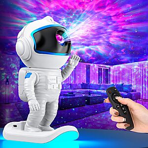 Stbands Astronaut Galaxy Projector Star Night Light for Kids Bedroom