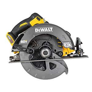DeWALT DCS578B FLEXVOLT 60V MAX 7-1/4" Cordless Circular Saw (Tool Only) $168 + Free S&H