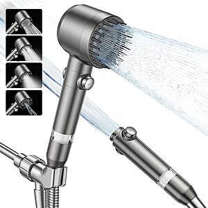JOMST Filtered Shower Head with Handheld High Pressure Shower Head $13.49