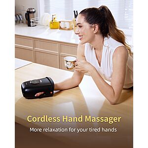 FIT KING Air Compression Hand Massager with Heat, Fingers Wrapped $35