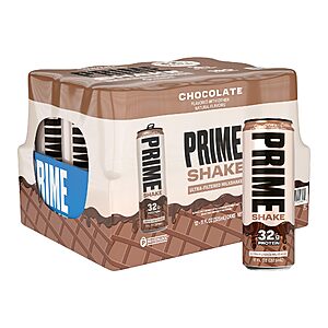 Prime Shakes 32G Protein Shake Chocolate 12-Pack