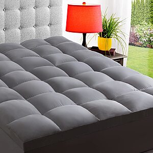 ELEMUSE Queen Grey Mattress Topper