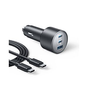 Anker 167.5W Max 3-Port Ultra-Compact USB C Fast Charging Car Charger $33.99