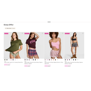 Victoria’s Secret PINK Sleepwear from $ 15 $15