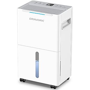 Dravonic 1500 Sq.Ft Dehumidifier for Basement, 21 Pints, Compressor, Quiet $89.99