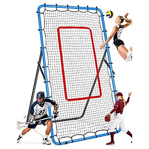 Volleyball Rebounder Net 7x4 ft Baseball Soccer Softball Pitchback $59.99