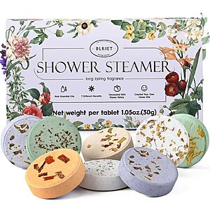 Blriet Shower Steamers Aromatherapy Relief Gifts for Women Teen Girls 8 ct $3.99