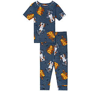 Character Toddler Halloween Short Sleeve Top and Pant Pajama Set, 2-Piece, Sizes 12M-5T $5