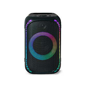 Onn Medium Portable Party Speaker Gen. 2, IPX7 Waterproof, 3 Speakers, Black $49