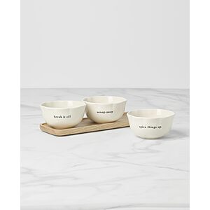 kate spade new york What a Treat Dip Bowls with Tray, Set of 3 $19.57