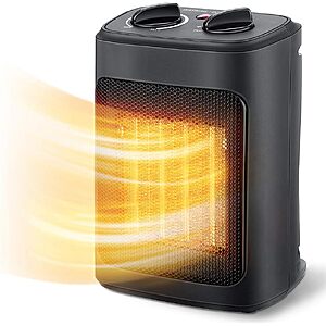 Space Heater, 1500W Electric Heaters Indoor Portable with Thermostat $15.92