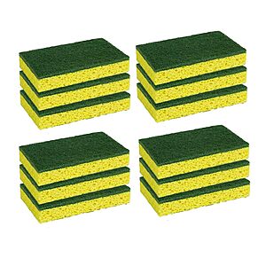 CELOX Sponges Kitchen, Cleaning Sponge for Dish, Yellow, 12 Pack $6.73