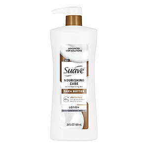 Suave Nourishing Care Hand & Body Lotion with Shea Butter for Dry Skin, 28 fl oz + $3 WMCB $4.97