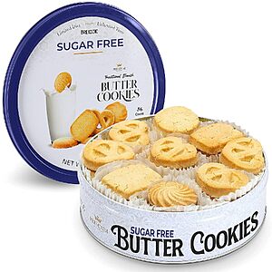 Sugar Free Butter Cookies 36 Count Traditional Danish Cookies $10.99