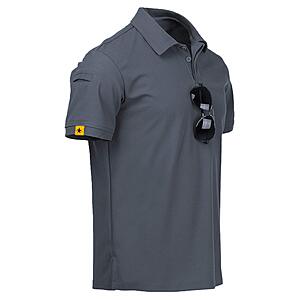 ZITY Mens Polo Shirt Short Sleeve Moisture Wicking Athletic Golf Polos $14.98