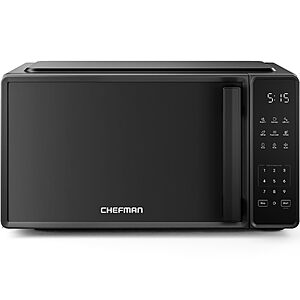 Chefman Countertop Microwave Oven 0.7 Cu. Ft., 700 Watts with 10 Power Levels, 6 Cooking Presets with One-Touch Express Cook, Child Safety Lock, & Mute Button - Black $69.95