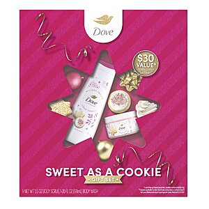 Dove Sweet as a Cookie Gift Set for Hydrated & Soft Skin, 1 Box $10