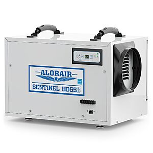 ALORAIR 120 Pints Energy Star Crawlspace Dehumidifier, Sentinel HD55S Auto Defrost, High Capacity, 1,300 Sq. Ft., with Drain Hose, for Basement, Commercial, Industrial $486.49