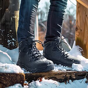 NORTIV 8 Men's Hiking Winter Insulated Snow Boots $41.99