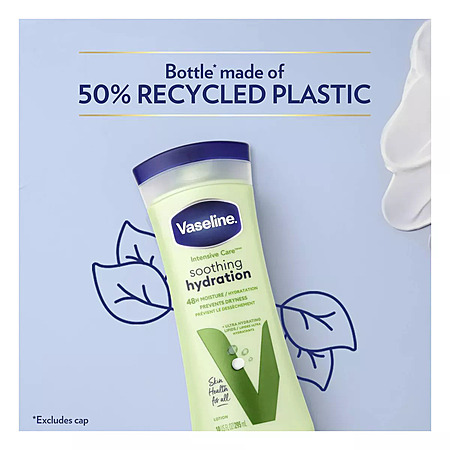 Vaseline Intensive Care Moisturizing Ceramide Body Lotion with Aloe Vera Soothing Hydration - 10 fl oz $1.59