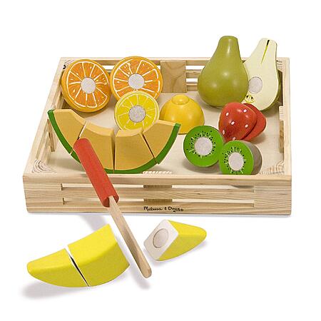 Melissa & Doug Wooden Cutting Fruit Toy Food Set & Pretend Play Kitchen Accessories, Preschool Learning Toys for Girls & Boys 3+ $12.8 at Amazon