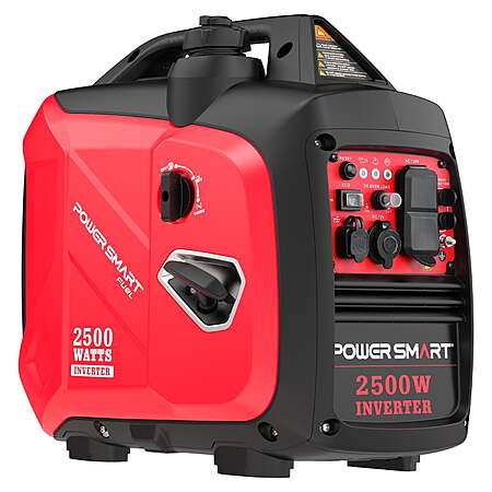 PowerSmart 2500W Portable Inverter Gas Generator Super Quiet Low Oil Shutdown Low Noise for Camping $319.99