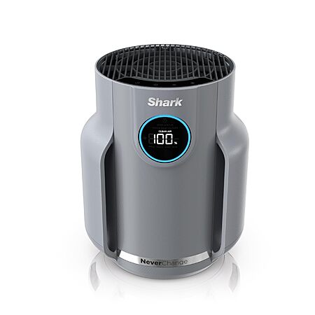 Shark Air Purifier for Home, NeverChange Compact Pro HEPA-Exceeding Filter, Captures Pollutants, Pet Dander, Dust, Odor, Smoke, and More, HP071BRN, Winter Fog $123.49