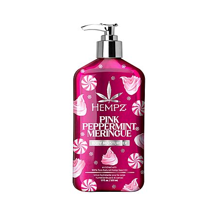 Hempz NEW Pink Peppermint Meringue Body Moisturizer, Body Lotion, Fall and Winter Skin Care for Men & Women, Limited Edition, 17 fl.oz. $5.99