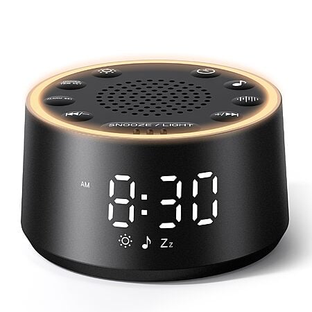 Dreamegg Sound Machine for Sleep - D1 Nova White Noise Sound Machine  with Alarm Clock, Soothing Sounds, Dimmable, White Noise , Black $13.74