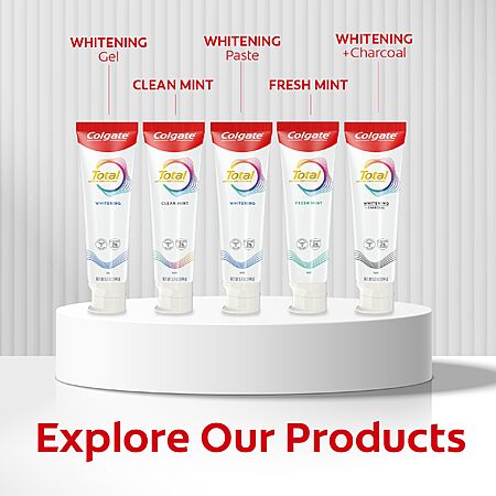 Colgate Total Active Prevention Deep Clean Toothpaste, Anticavity Fluoride Toothpaste, Clinically Proven Fluoride Formula Helps Fight Plaque Bacteria, Mint, 3 Pack, 5.1 oz $5.99