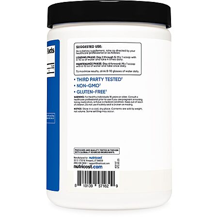 [S&S] Nutricost Creatine Monohydrate Micronized Powder 500G, 5000mg Per Serv (5g) - 100 Servings, 17.9 Oz $14.94