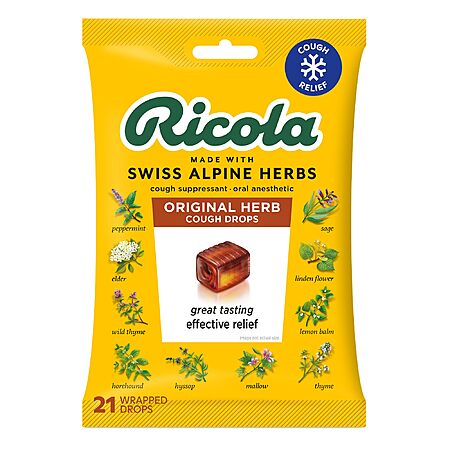 Ricola Cough Drops, Natural Herb , 21 Drops, 1 Count $1.85 @Amazon