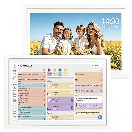 10.1 Inch Wall Plan Touch Screen WiFi enabled Smart Electronic Planner Digital Calendar $59.98
