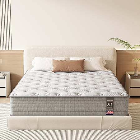 KOW Mattress Queen 12 inch Memory Foam Hybrid Mattress in a Box, Pressure Relief, Comfortable $149.99