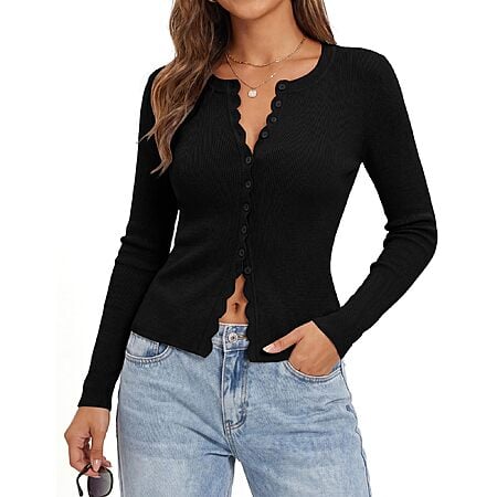 GRACE KARIN Womens Cropped Cardigan $13.99 at GK Dream via Amazon