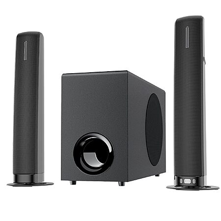 Assistrust 2.1CH Sound Bar with Subwoofer, 110W Home Theater Sound System