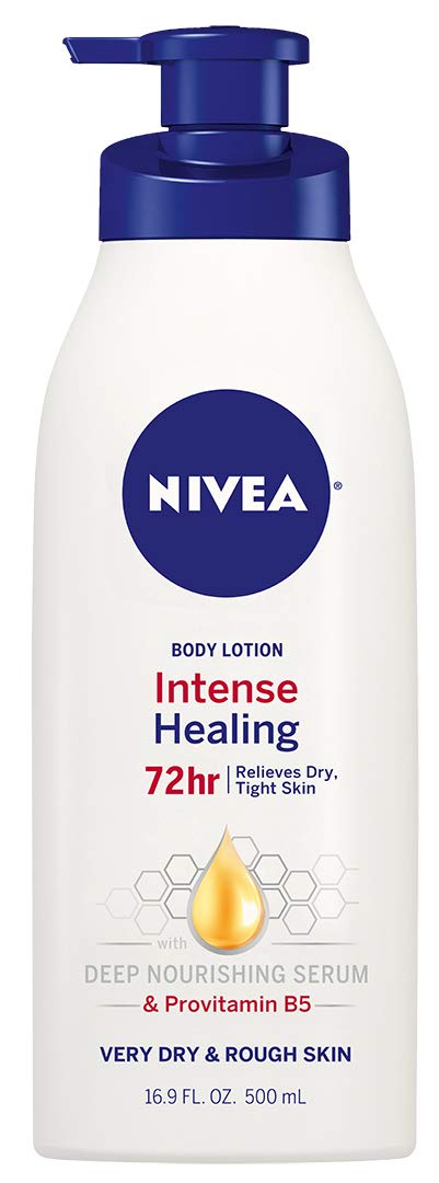 NIVEA Intense Healing Body Lotion, 72 Hour Moisture for Dry to Very Dry Skin, 16.9 Fl Oz Pump Bottle $4.35
