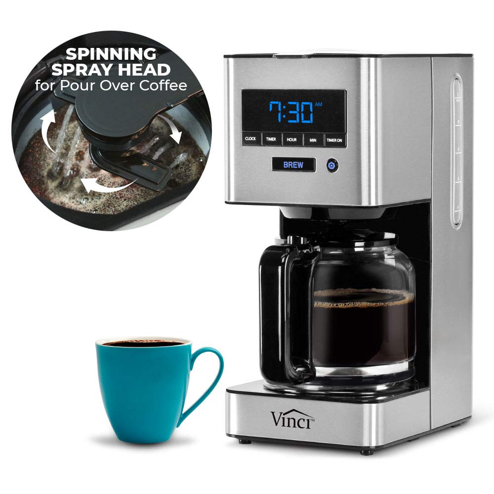 Vinci Auto Pour Over Carafe Coffee Maker - $99.99 + Free Shipping