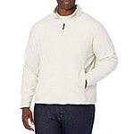 Amazon Essentials Men's Quarter-Zip Polar Fleece Jacket $11.1